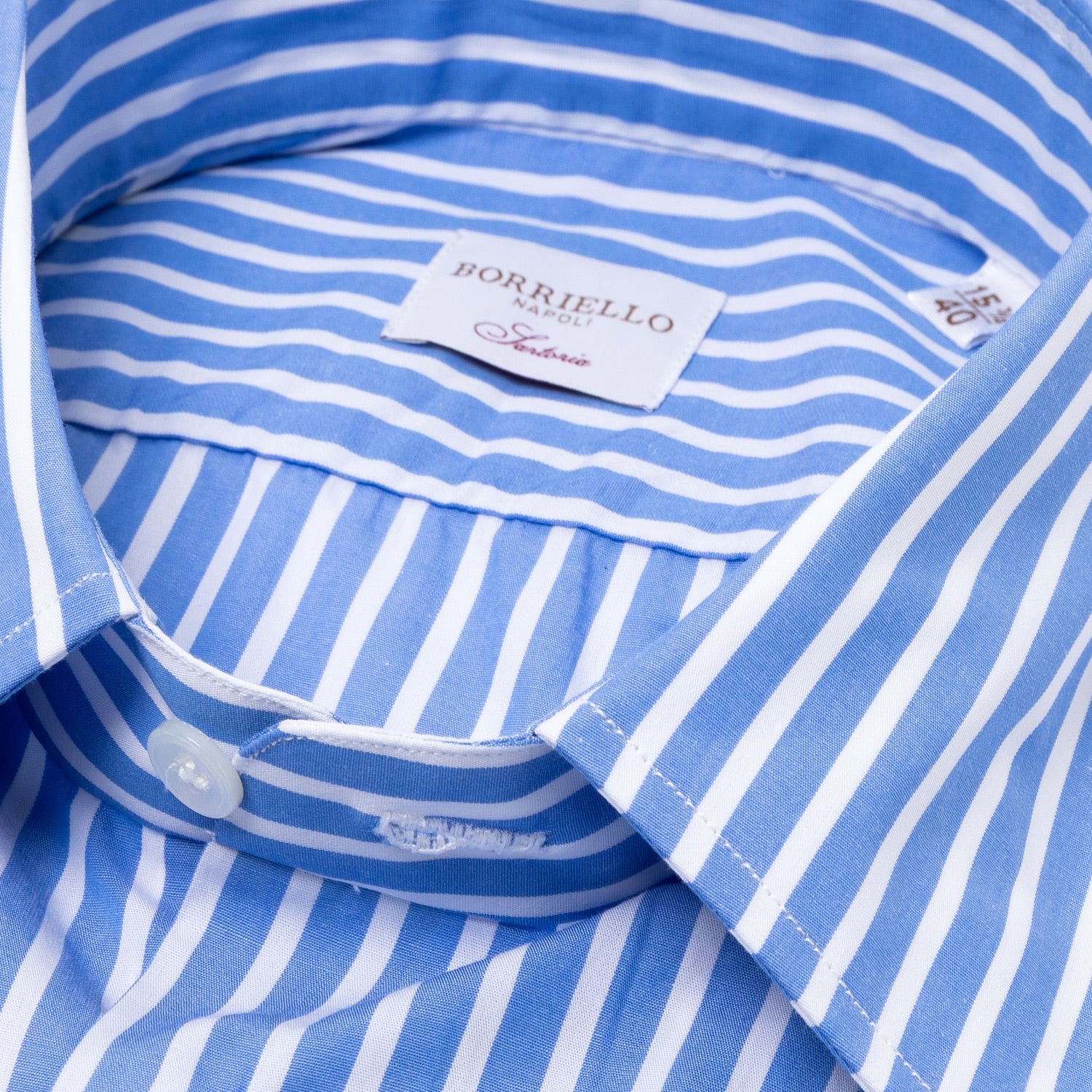 Gestreiftes Hemd "Quello Elegante" aus reiner Baumwolle - Handarbeit
